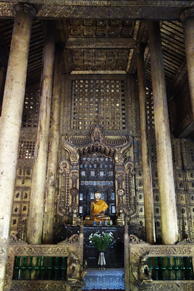 Buddha inside the monastery